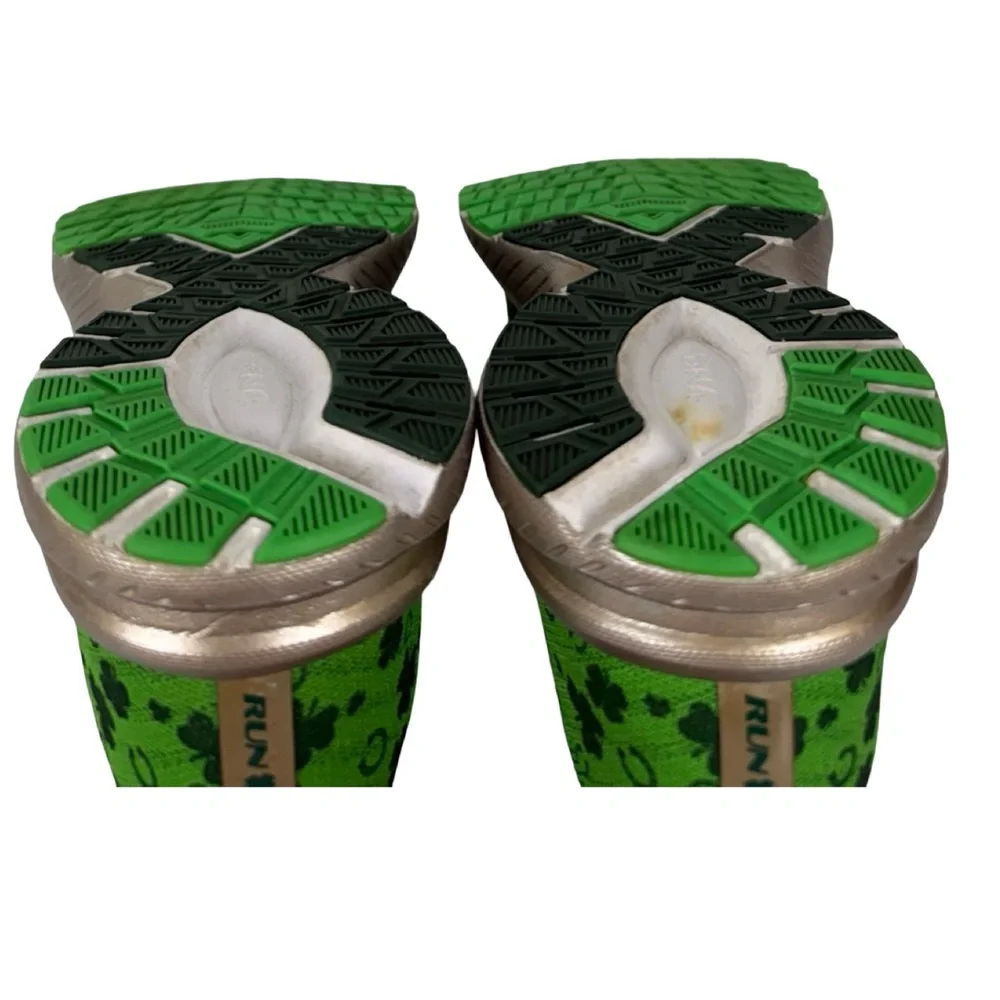 Brooks Launch 6 Run Lucky Green Gold Shamrock Shoes Womens Size US 8 Clover - Picture 8 of 12